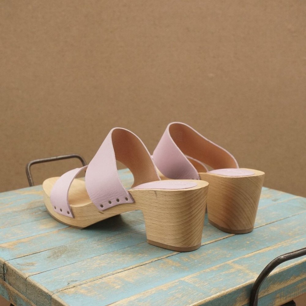 Brand new Free People Pink Leather Platform Sandals - Picture 6 of 11